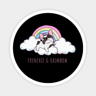 french bulldog raimbow for frenchie lover Magnet